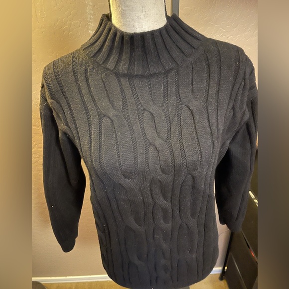 Vintage Bloomingdale’s 100% Merino Wool - Turtleneck Sweater - Picture 4 of 7